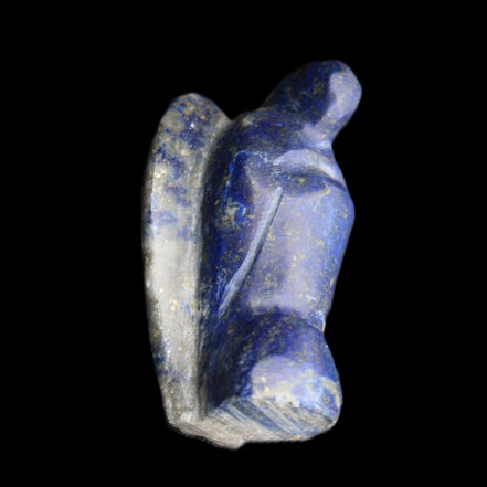 Lapis Lazuli Guardian Angel 30*21*44mm 46g in sunlight - Rocks and Things Store