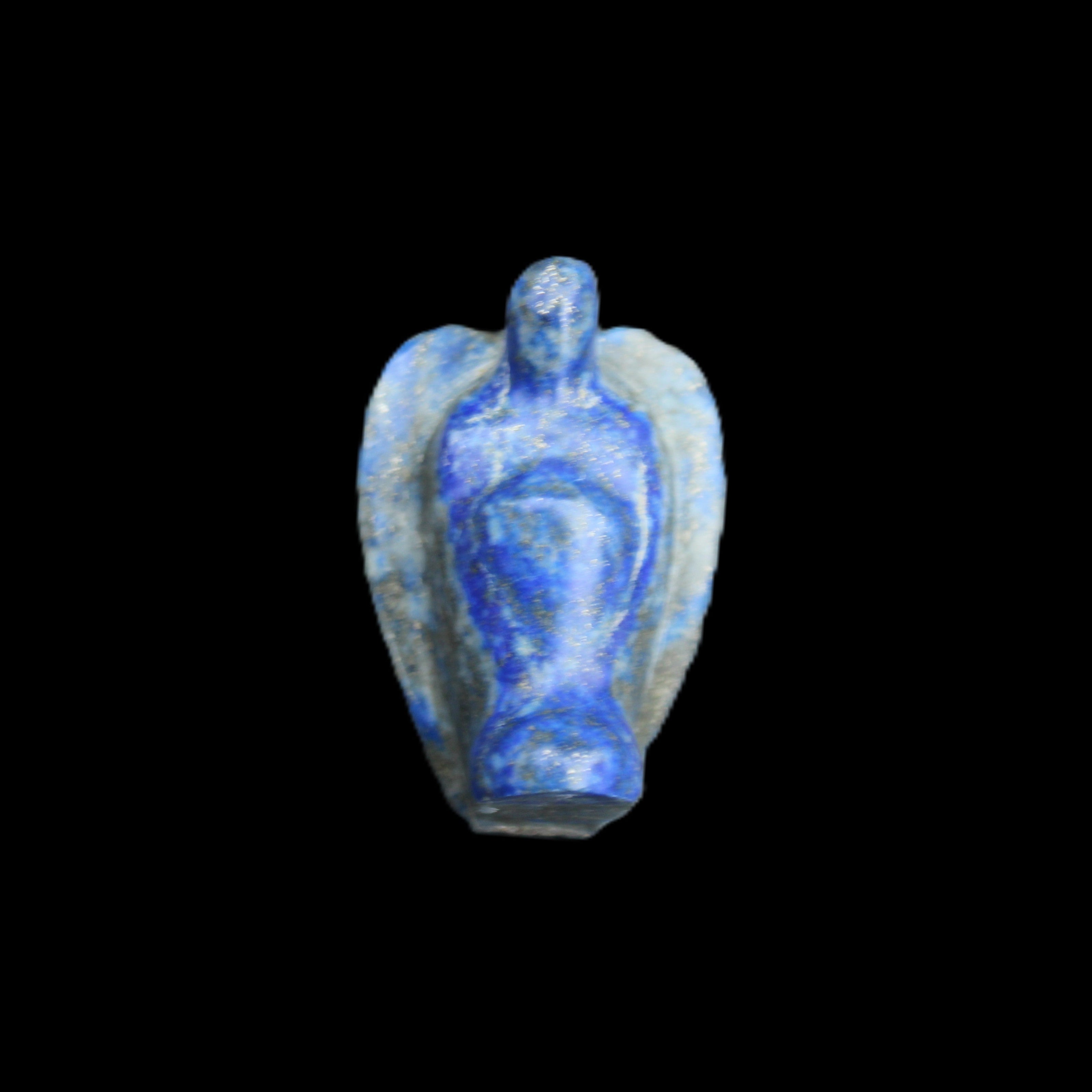Lapis Lazuli Guardian Angel 30*21*44mm 46g in sunlight - Rocks and Things Store