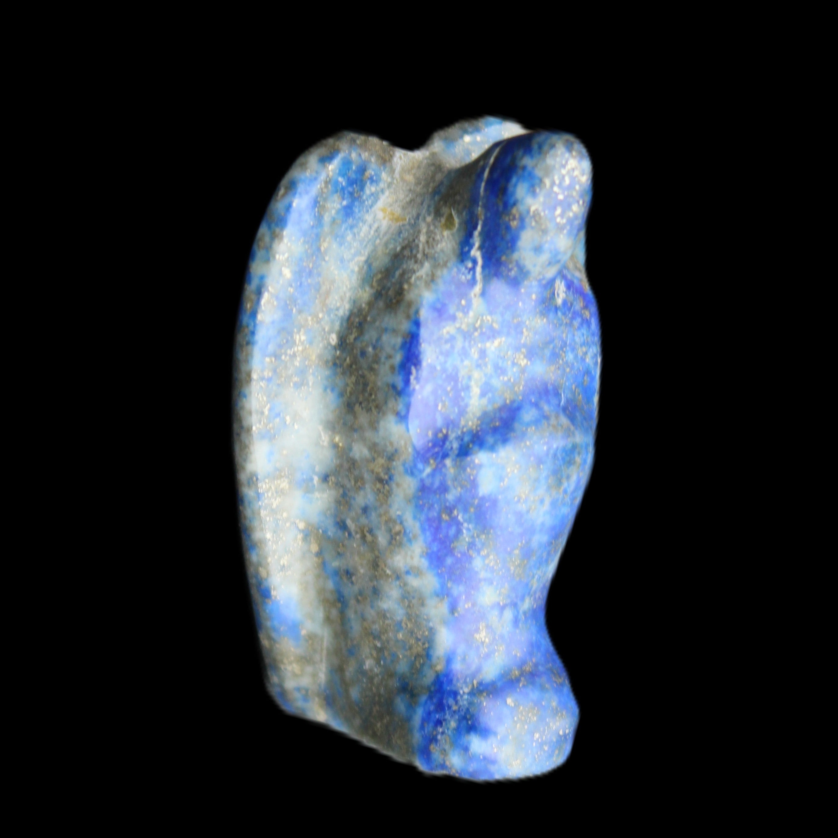 Lapis Lazuli Guardian Angel 30*21*44mm 46g in sunlight - Rocks and Things Store