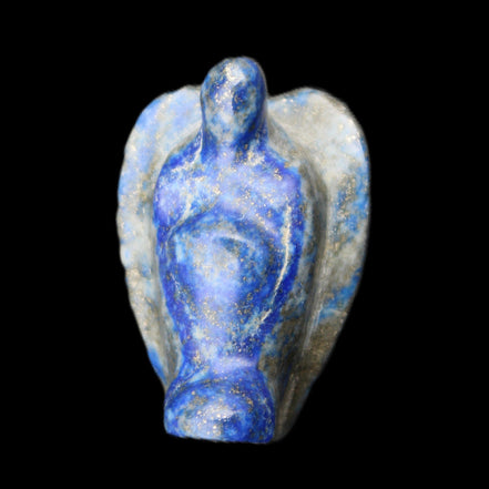 Lapis Lazuli Guardian Angel 30*21*44mm 46g in sunlight - Rocks and Things Store