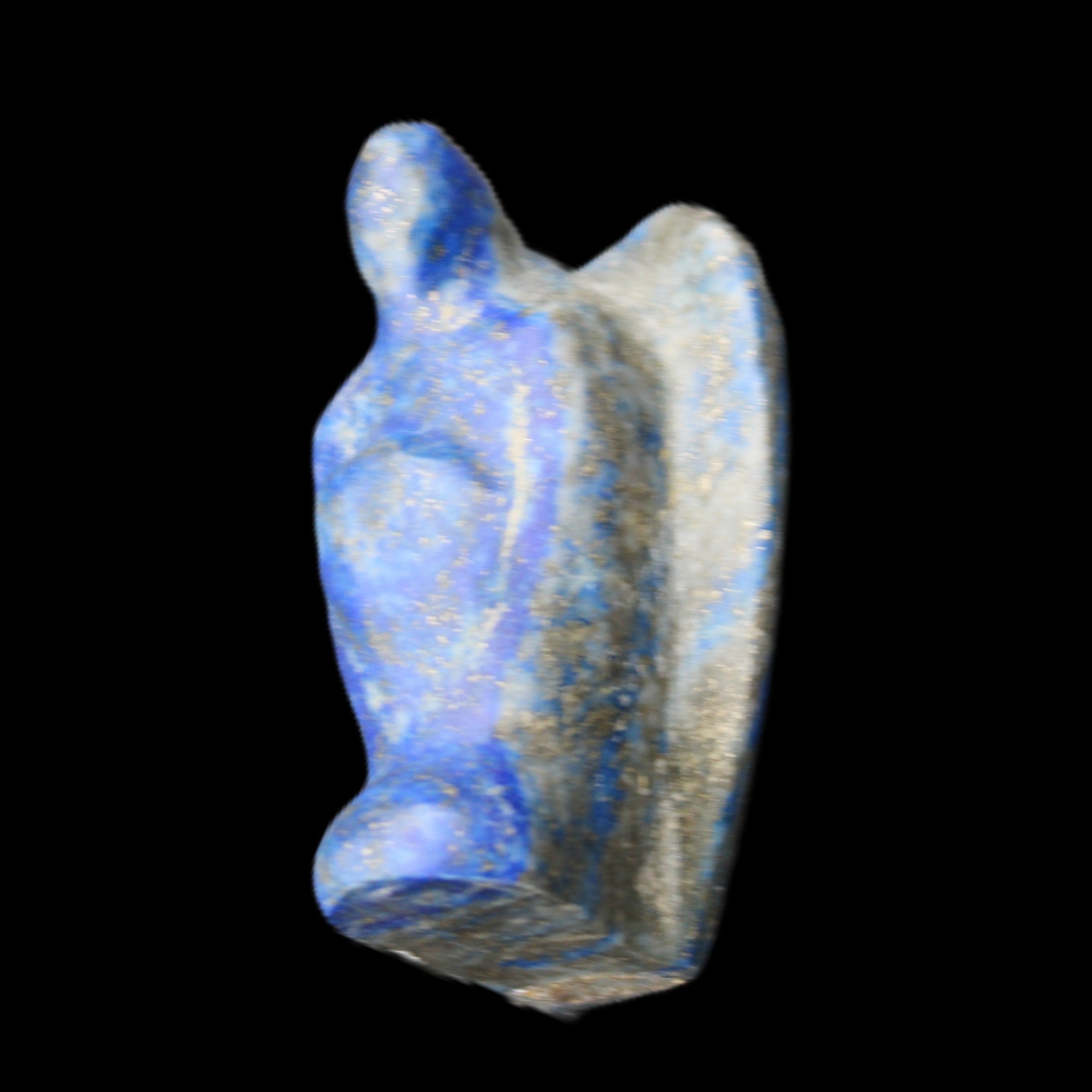 Lapis Lazuli Guardian Angel 30*21*44mm 46g in sunlight - Rocks and Things Store