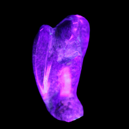 Lapis Lazuli Guardian Angel 30*16*45mm 31g in UV light - Rocks and Things Store