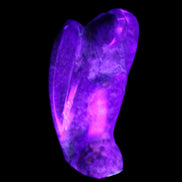 Lapis Lazuli Guardian Angel 30*16*45mm 31g in UV light - Rocks and Things Store