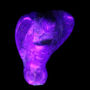 Lapis Lazuli Guardian Angel 30*16*45mm 31g in UV light - Rocks and Things Store