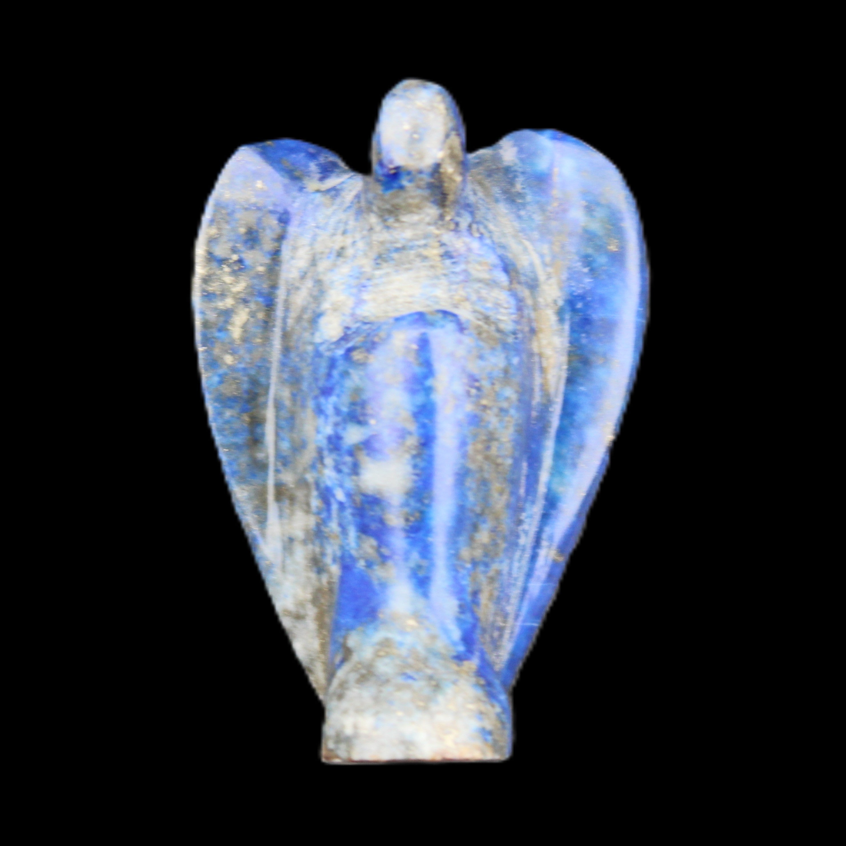 Lapis Lazuli Guardian Angel 30*16*45mm 31g in sunlight - Rocks and Things Store