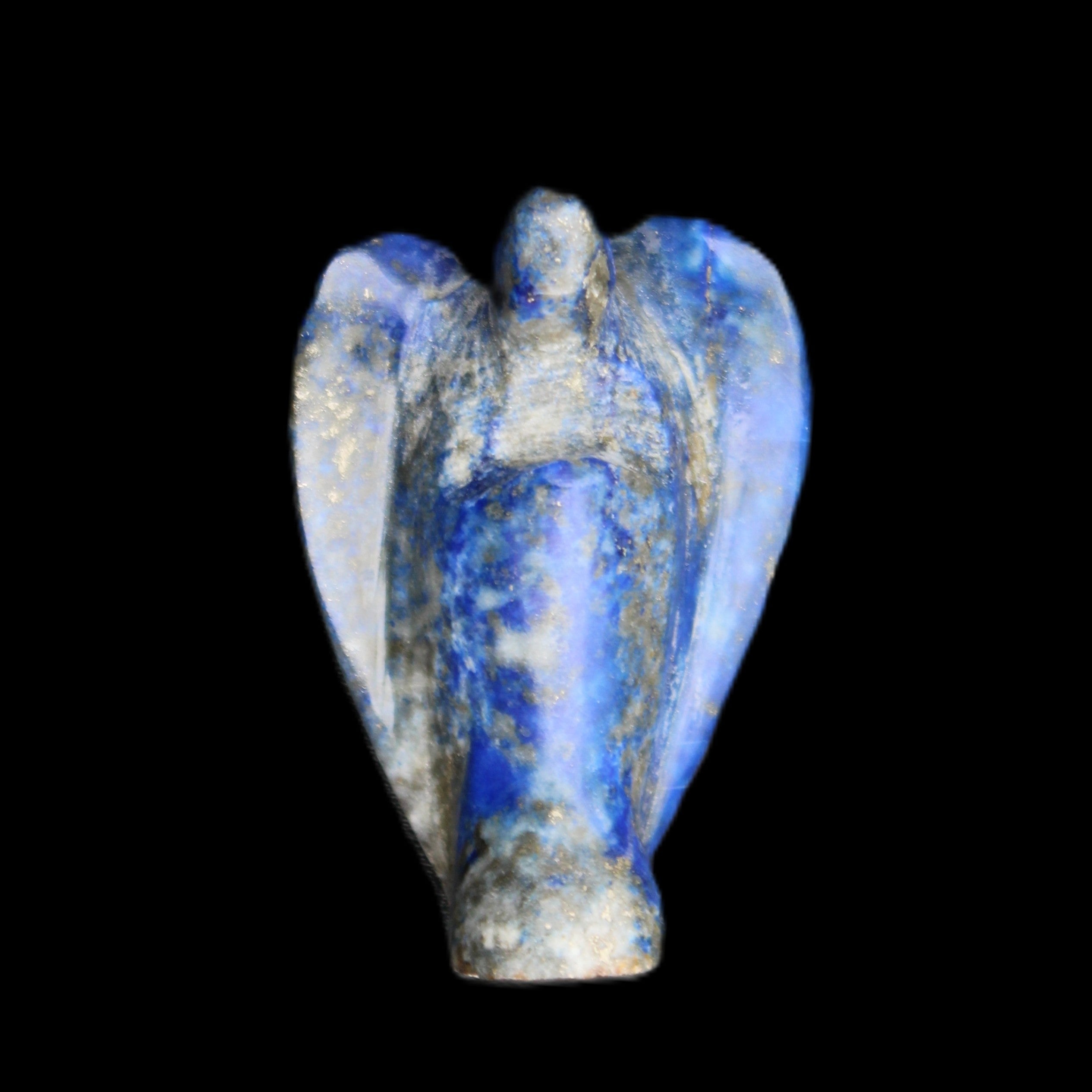 Lapis Lazuli Guardian Angel 30*16*45mm 31g in sunlight - Rocks and Things Store