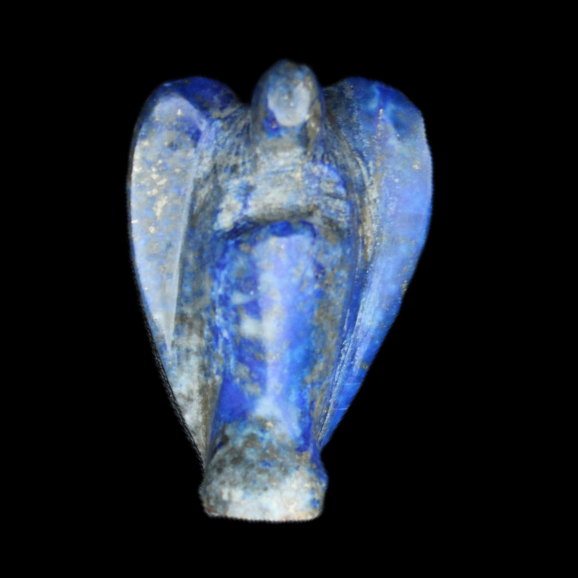 Lapis Lazuli Guardian Angel 30*16*45mm 31g in sunlight - Rocks and Things Store