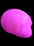 Mangano Calcite skull 28*45*35mm 81g in UV light - Rocks and Things Store