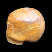 BumbleBee Banded Calcite skull 35*47*39mm 112g in sunlight - Rocks and Things Store