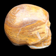 BumbleBee Banded Calcite skull 35*47*39mm 112g in sunlight - Rocks and Things Store