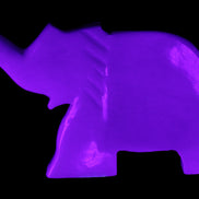 White Jade hand-carved Fish platter 146*103*21mm 500g in UV light - Rocks and Things Store