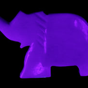 White Jade hand-carved Fish platter 146*103*21mm 500g in UV light - Rocks and Things Store