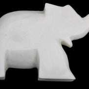 White Jade hand-carved Fish platter 146*103*21mm 500g in sunlight - Rocks and Things Store