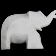 White Jade hand-carved Elephant platter 150*105*26mm 509g in sunlight - Rocks and Things Store