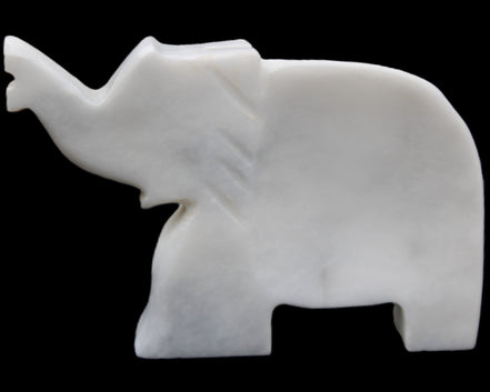 White Jade hand-carved Elephant platter 150*105*26mm 509g in sunlight - Rocks and Things Store