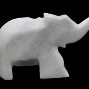 White Jade hand-carved Elephant platter 152*102*21mm 419g in sunlight - Rocks and Things Store