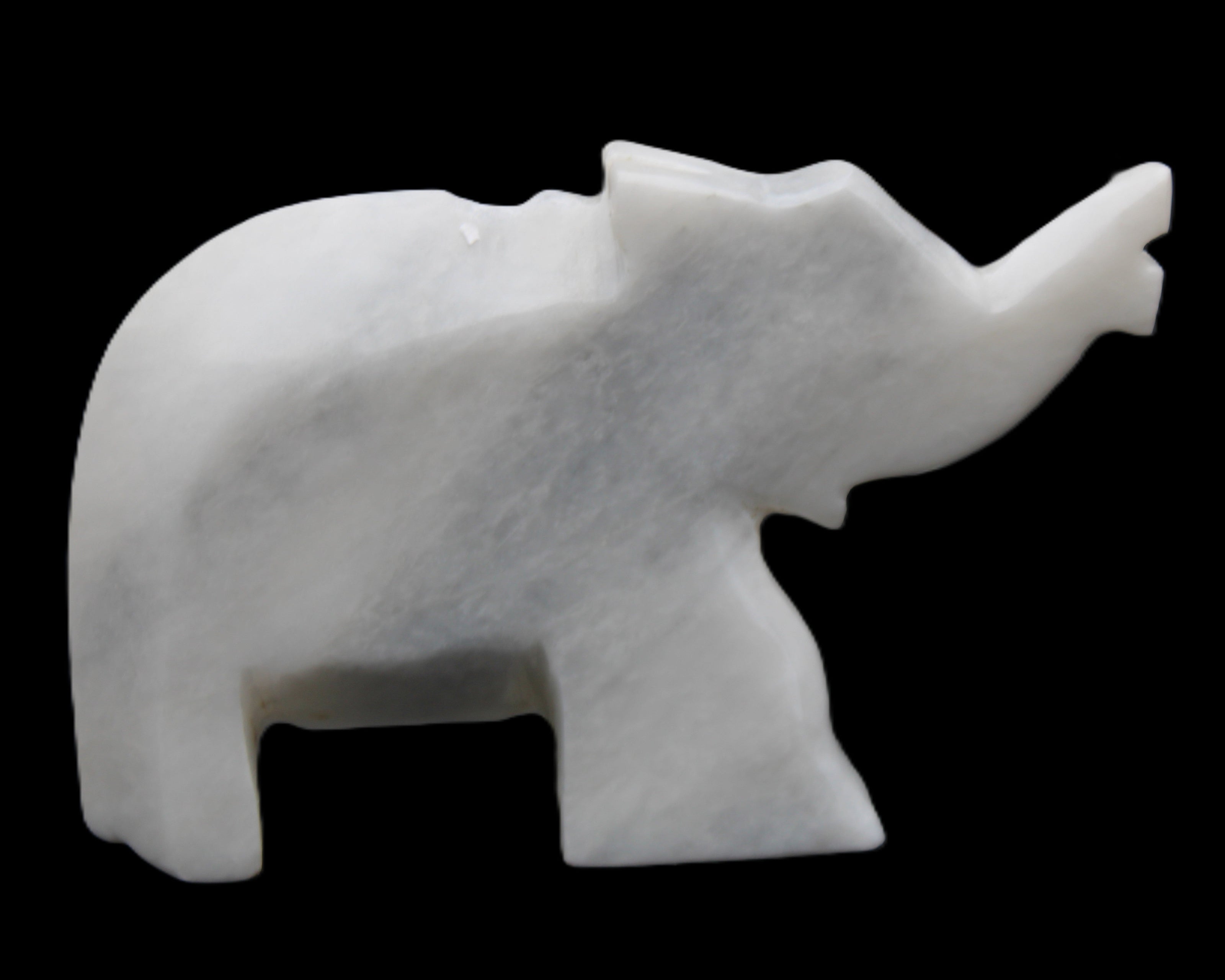 White Jade hand-carved Elephant platter 152*102*21mm 419g in sunlight - Rocks and Things Store