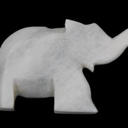 White Jade hand-carved Elephant platter 152*102*21mm 419g in sunlight - Rocks and Things Store
