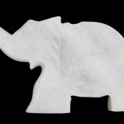 White Jade hand-carved Elephant platter 152*102*21mm 419g in sunlight - Rocks and Things Store