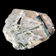 Green Tourmaline crystals on Clear Quartz from Skardu, Pakistan 70g Rocks and Things