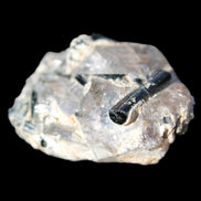 Green Tourmaline crystals on Clear Quartz from Skardu, Pakistan 70g Rocks and Things