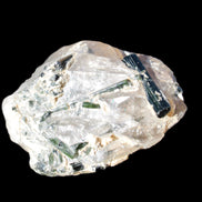 Green Tourmaline crystals on Clear Quartz from Skardu, Pakistan 70g Rocks and Things