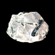 Green Tourmaline crystals on Clear Quartz from Skardu, Pakistan 70g Rocks and Things