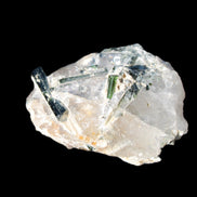 Green Tourmaline crystals on Clear Quartz from Skardu, Pakistan 70g Rocks and Things