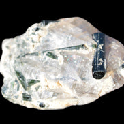 Green Tourmaline crystals on Clear Quartz from Skardu, Pakistan 70g Rocks and Things