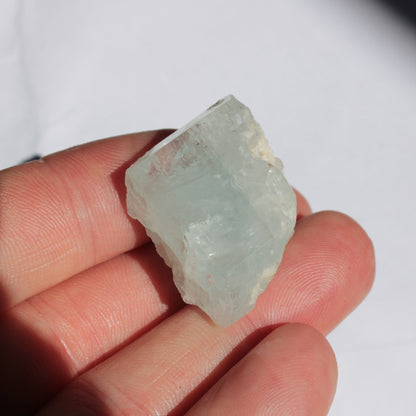 Blue Aquamarine crystal from Afghanistan 14g