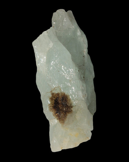 Blue Aquamarine crystal with brown hair Mica from Afghanistan 19.4g in sunshine - Rocks and Things Store