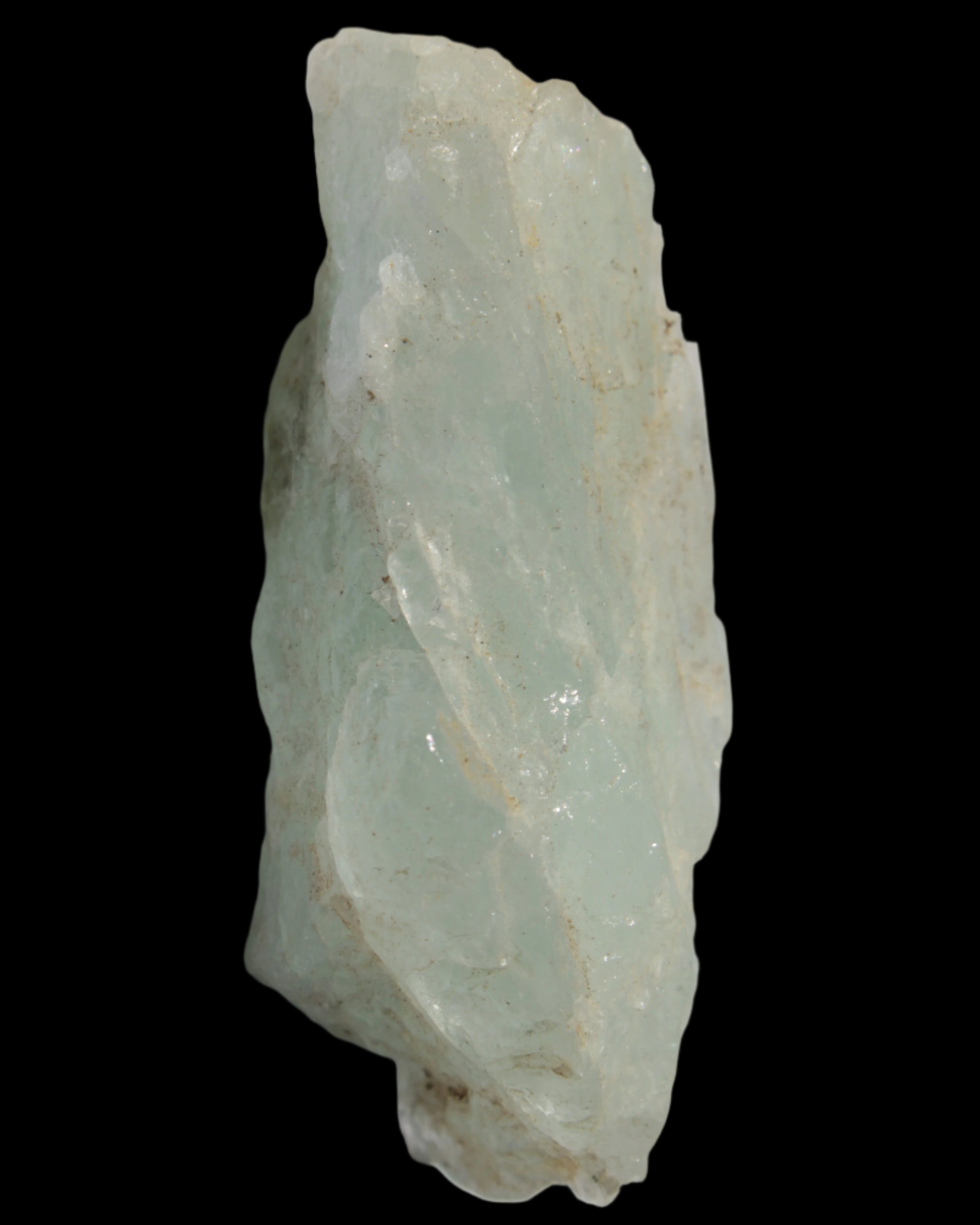 Blue Aquamarine crystal with brown hair Mica from Afghanistan 19.4g in sunshine - Rocks and Things Store