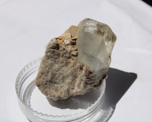 Aquamarine terminated crystals on Muscovite matrix from Afghanistan 145.9ct  29.2g