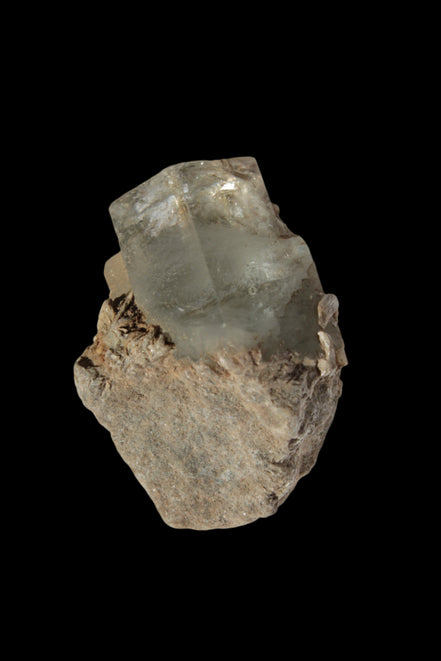 Aquamarine terminated crystals on Muscovite matrix from Afghanistan 145.9ct  29.2g - Rocks and Things Store