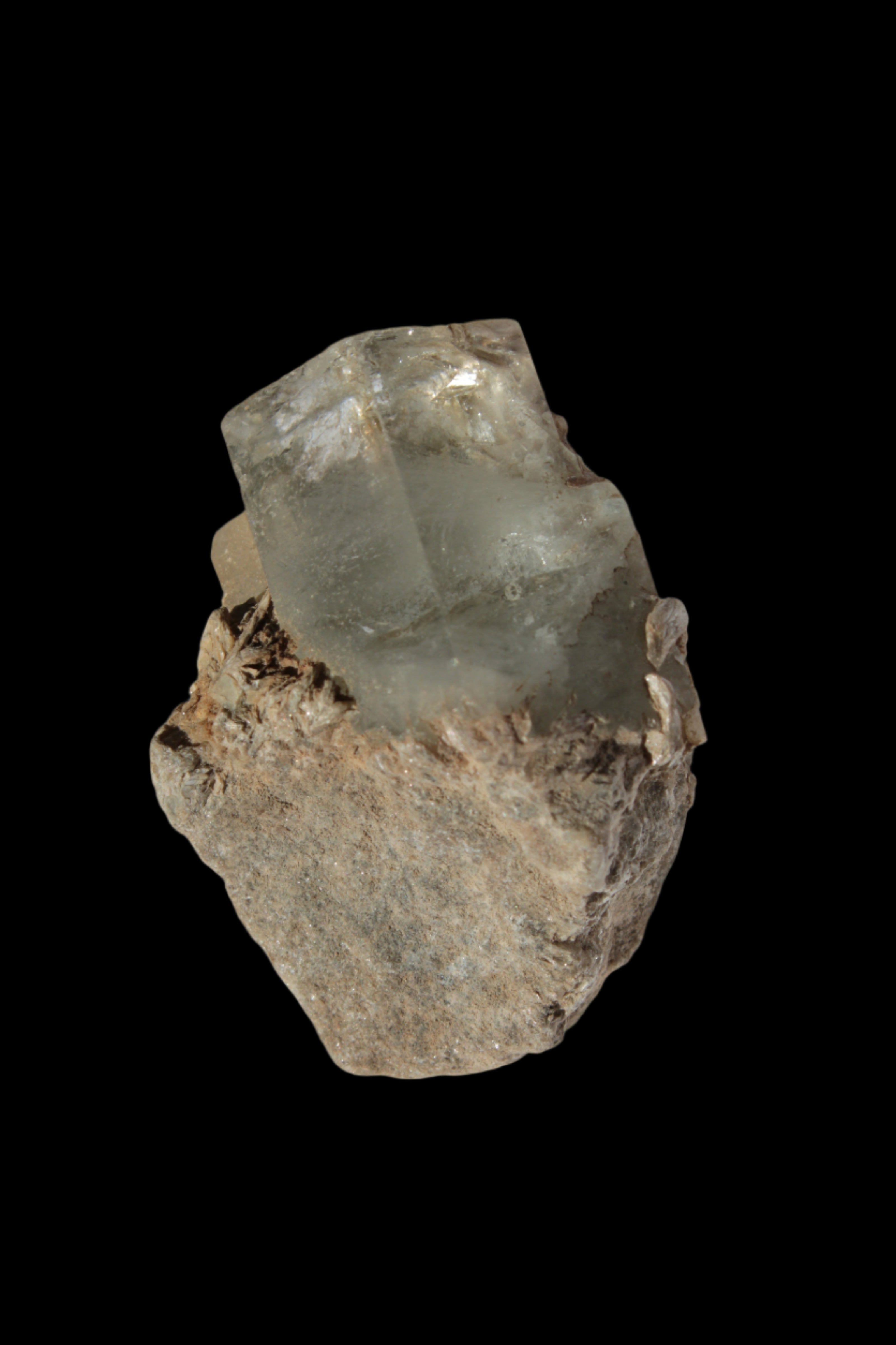 Aquamarine terminated crystals on Muscovite matrix from Afghanistan 145.9ct  29.2g - Rocks and Things Store