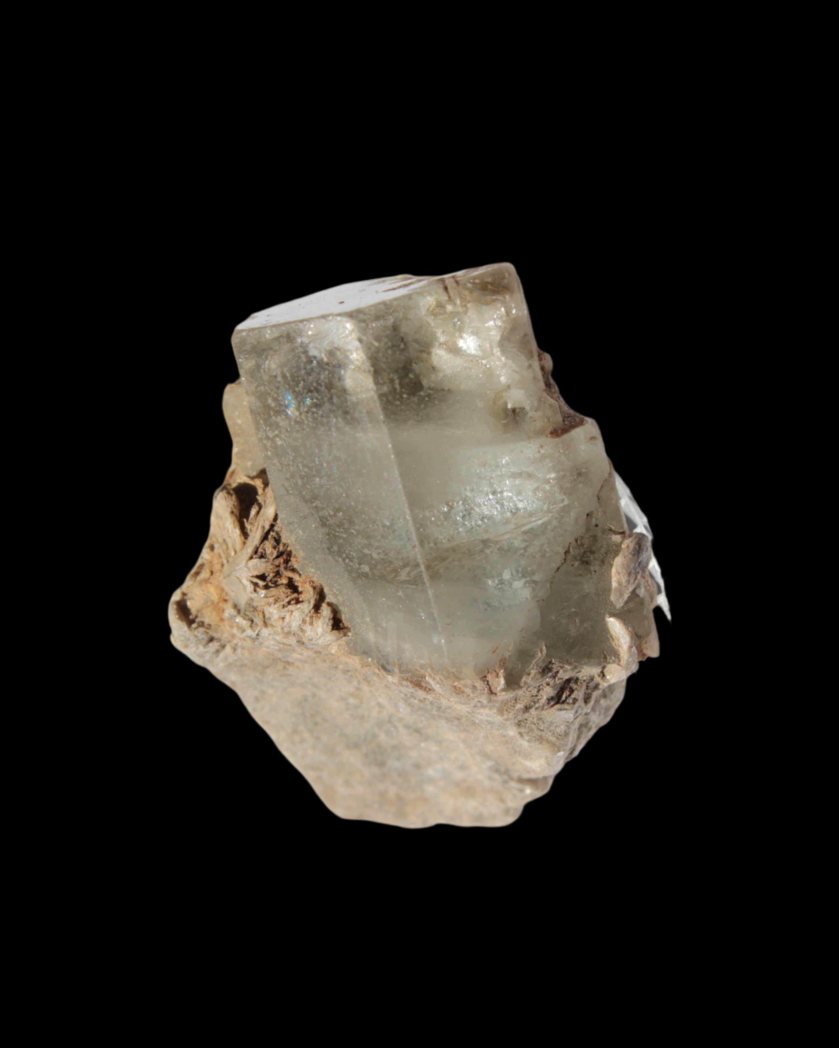 Aquamarine terminated crystals on Muscovite matrix from Afghanistan 145.9ct  29.2g Rocks and Things