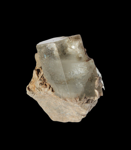 Aquamarine terminated crystals on Muscovite matrix from Afghanistan 145.9ct  29.2g Rocks and Things