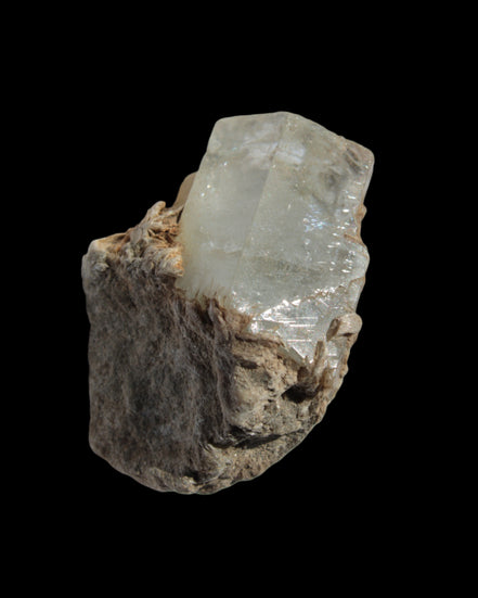 Aquamarine terminated crystals on Muscovite matrix from Afghanistan 145.9ct  29.2g - Rocks and Things Store