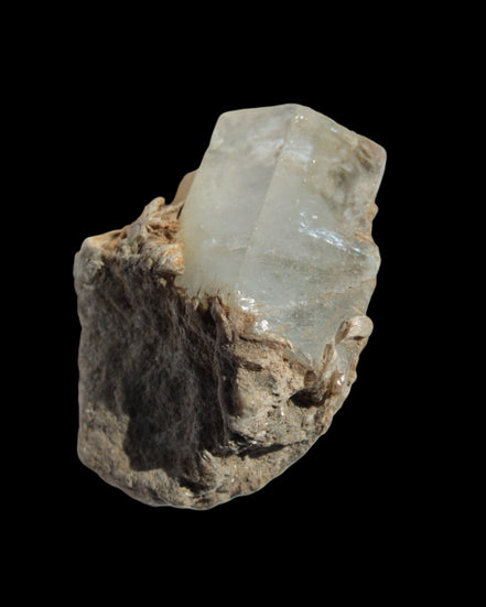 Aquamarine terminated crystals on Muscovite matrix from Afghanistan 145.9ct  29.2g - Rocks and Things Store