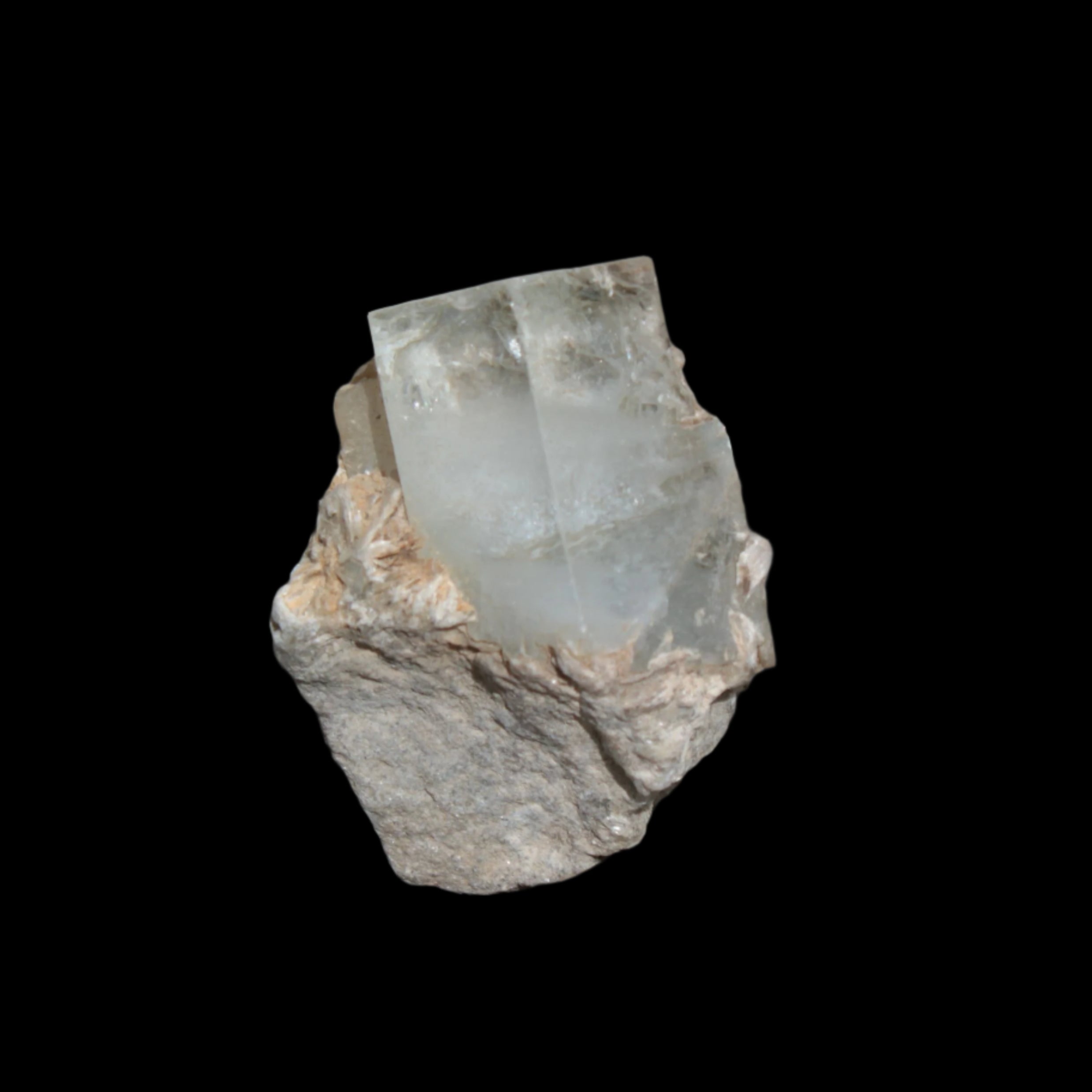 Aquamarine terminated crystals on Muscovite matrix from Afghanistan 145.9ct  29.2g - Rocks and Things Store
