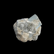 Blue Aquamarine terminated crystals in mica from Afghanistan 29.2g - Rocks and Things Store