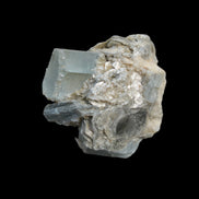 Blue Aquamarine terminated crystals in mica from Afghanistan 29.2g - Rocks and Things Store