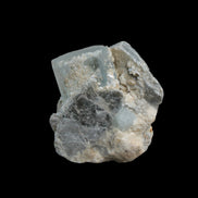 Blue Aquamarine terminated crystals in mica from Afghanistan 29.2g - Rocks and Things Store
