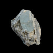 Blue Aquamarine terminated crystals in mica from Afghanistan 29.2g - Rocks and Things Store