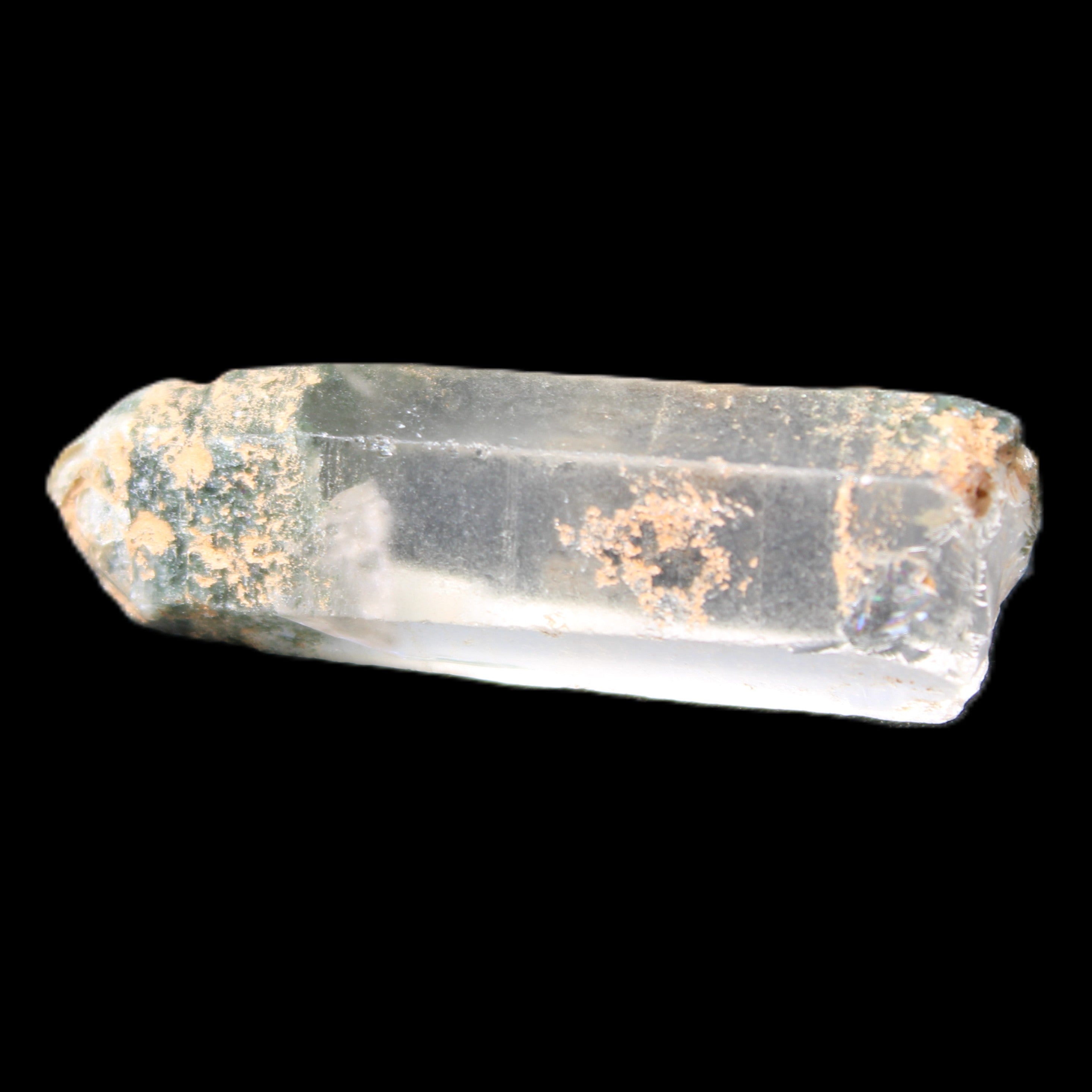 Quartz Lemurian crystal with Chlorite green phantom 52.1ct 10.4g in sunlight - Rocks and Things Store