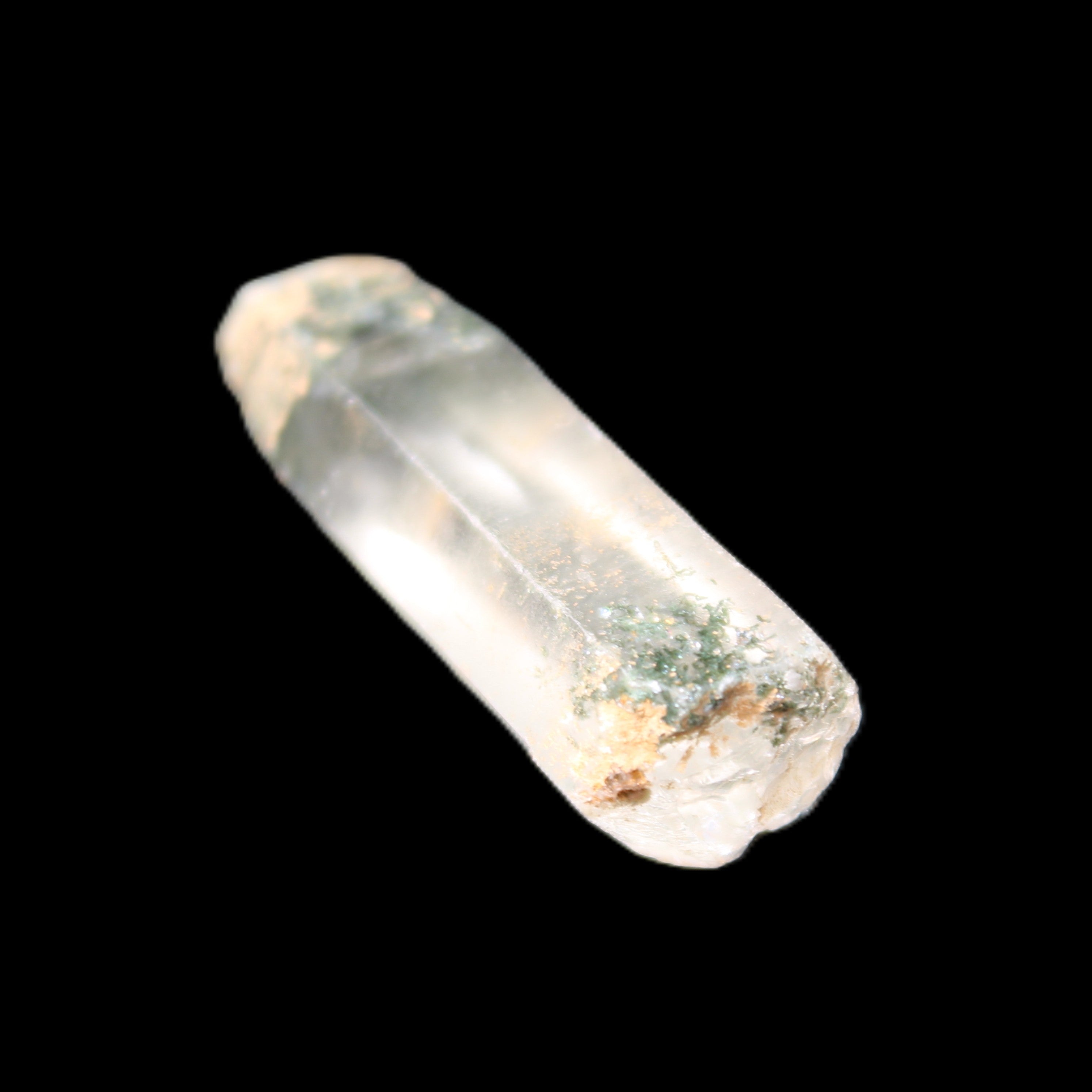 Quartz Lemurian crystal with Chlorite green phantom 52.1ct 10.4g in sunlight - Rocks and Things Store