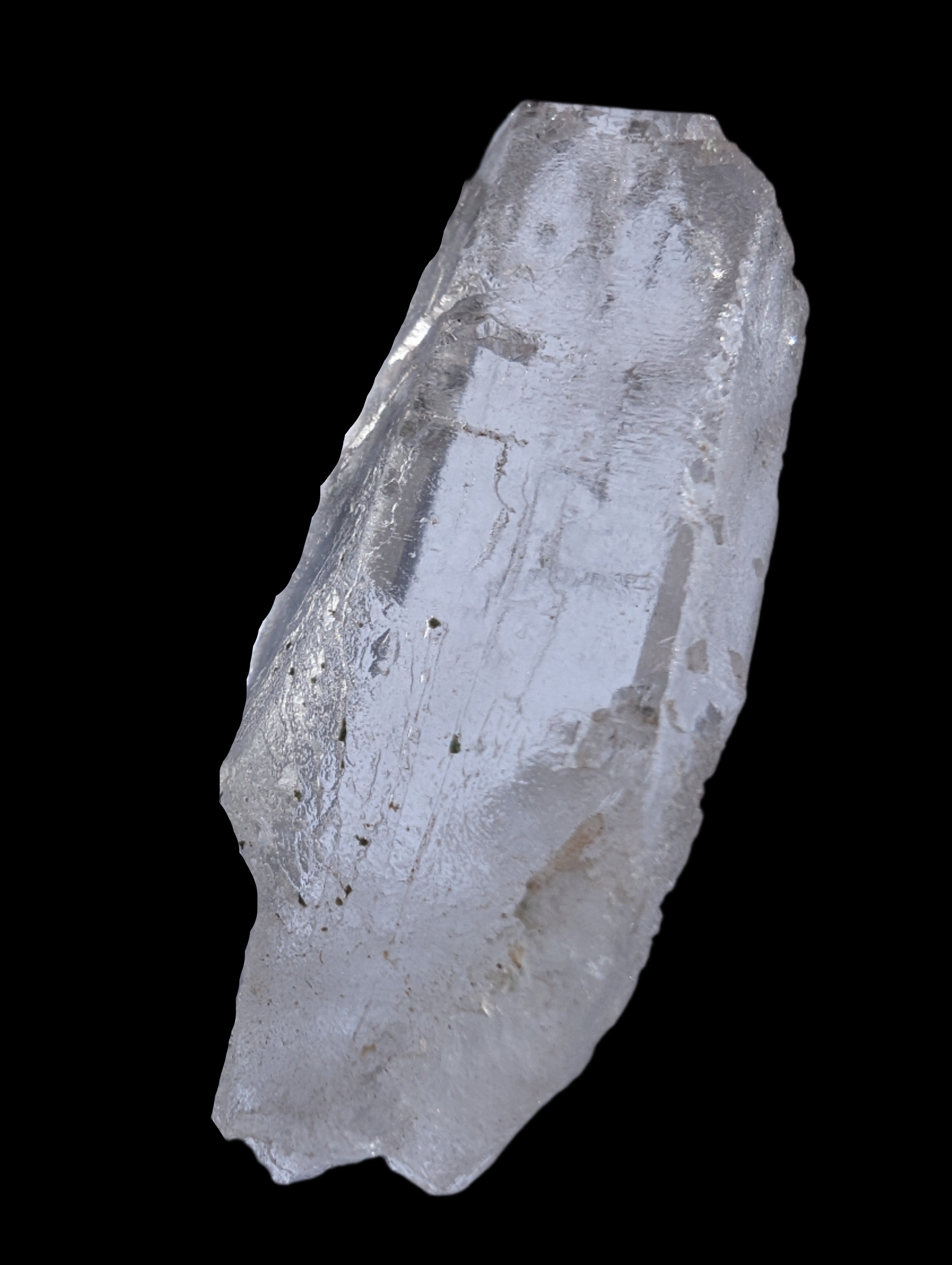 Key Quartz Growth Interference sceptre 77.2ct  15.4g - Rocks and Things Store