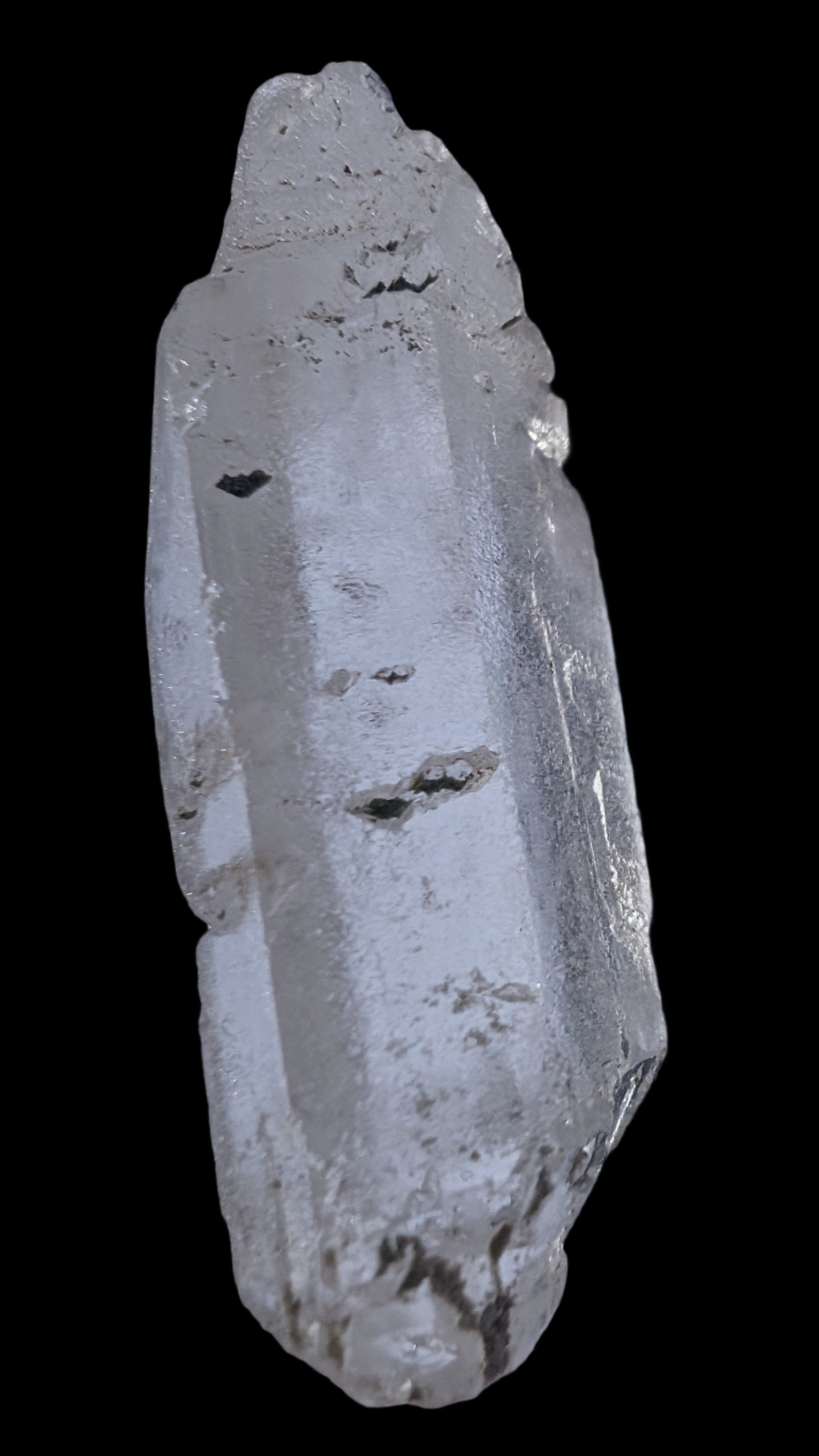 Key Quartz Growth Interference sceptre 77.2ct  15.4g - Rocks and Things Store