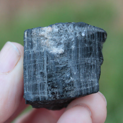 Black Green Tourmaline from Afghanistan 329ct  65.8g