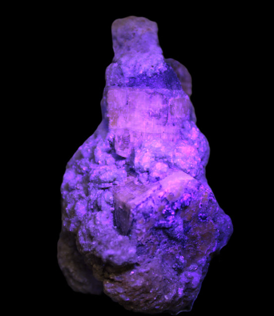 Pink Apatite crystals UV reactive in matrix from Afghanistan 478.6ct 95.7g Rocks and Things
